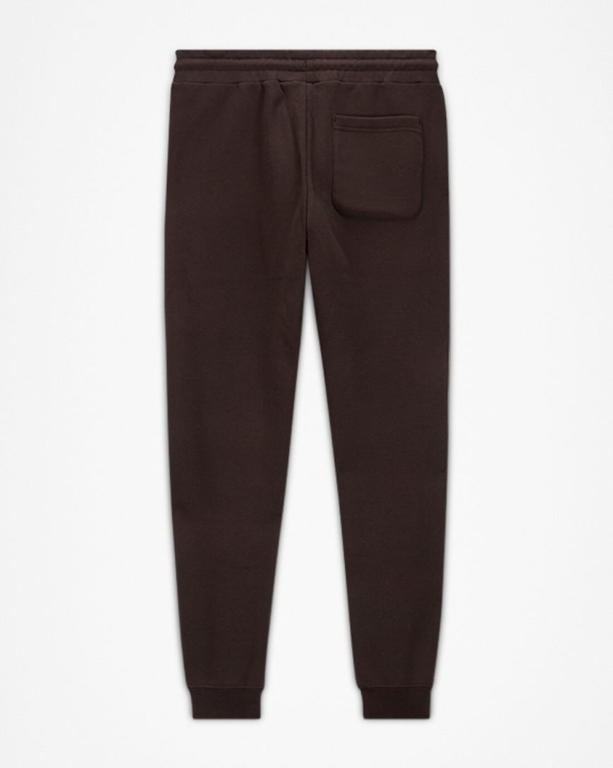 Men's Converse Go-To Embroidered Star Chevron Standard Fit Fleece Sweatpants Brown | AU E6C80U